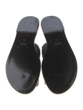 Amanu Leather Slides