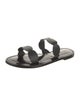 Amanu Leather Slides