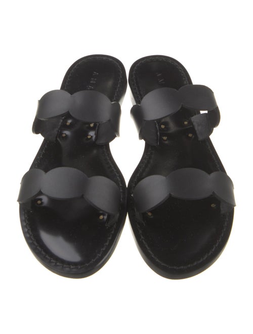 Amanu Leather Slides