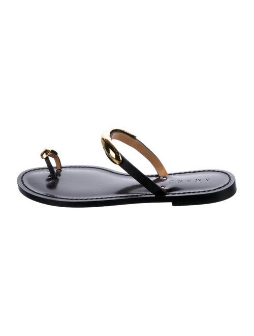 Amanu Leather Slides