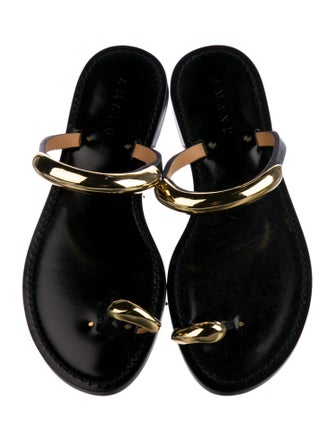 Amanu Leather Slides