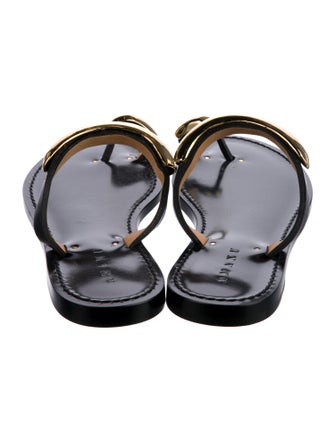 Amanu Leather Slides