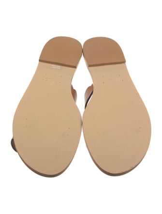 Amanu Leather Slides