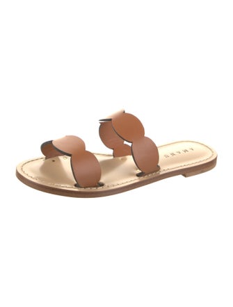 Amanu Leather Slides