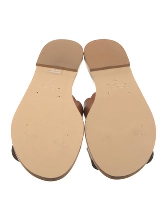 Amanu Leather Slides