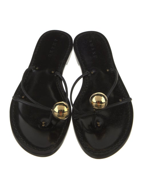 Amanu Leather Slides