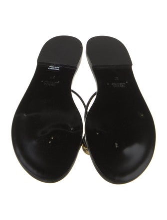 Amanu Leather Slides