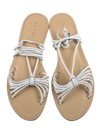 Amanu Leather Gladiator Sandals