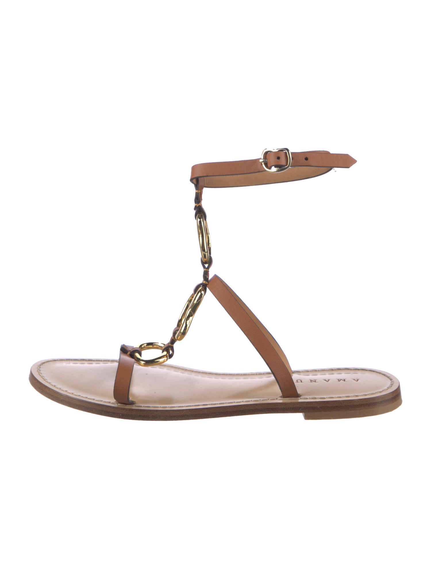 Amanu Leather Gladiator Sandals w/ Tags