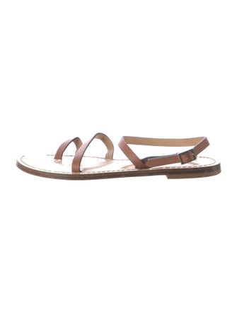 Amanu Leather Slingback Sandals