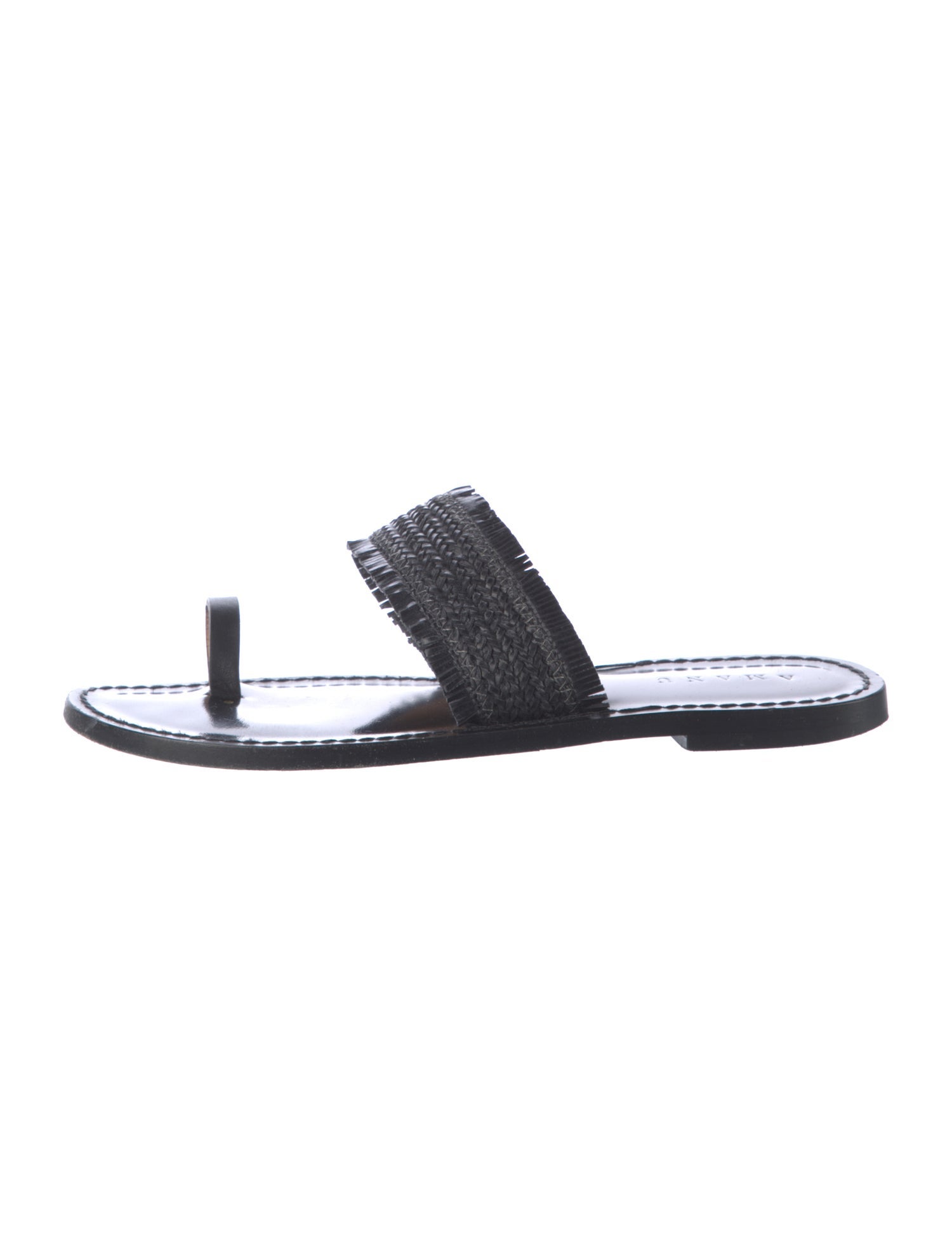 Amanu Leather Slides