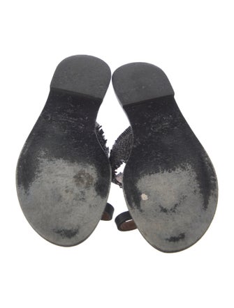 Amanu Leather Slides