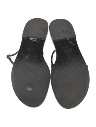 Amanu Leather T-Strap Sandals