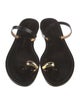 Amanu Patent Leather Slingback Sandals