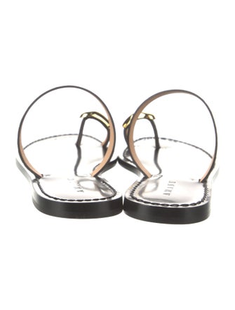 Amanu Patent Leather Slingback Sandals