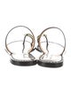 Amanu Patent Leather Slingback Sandals