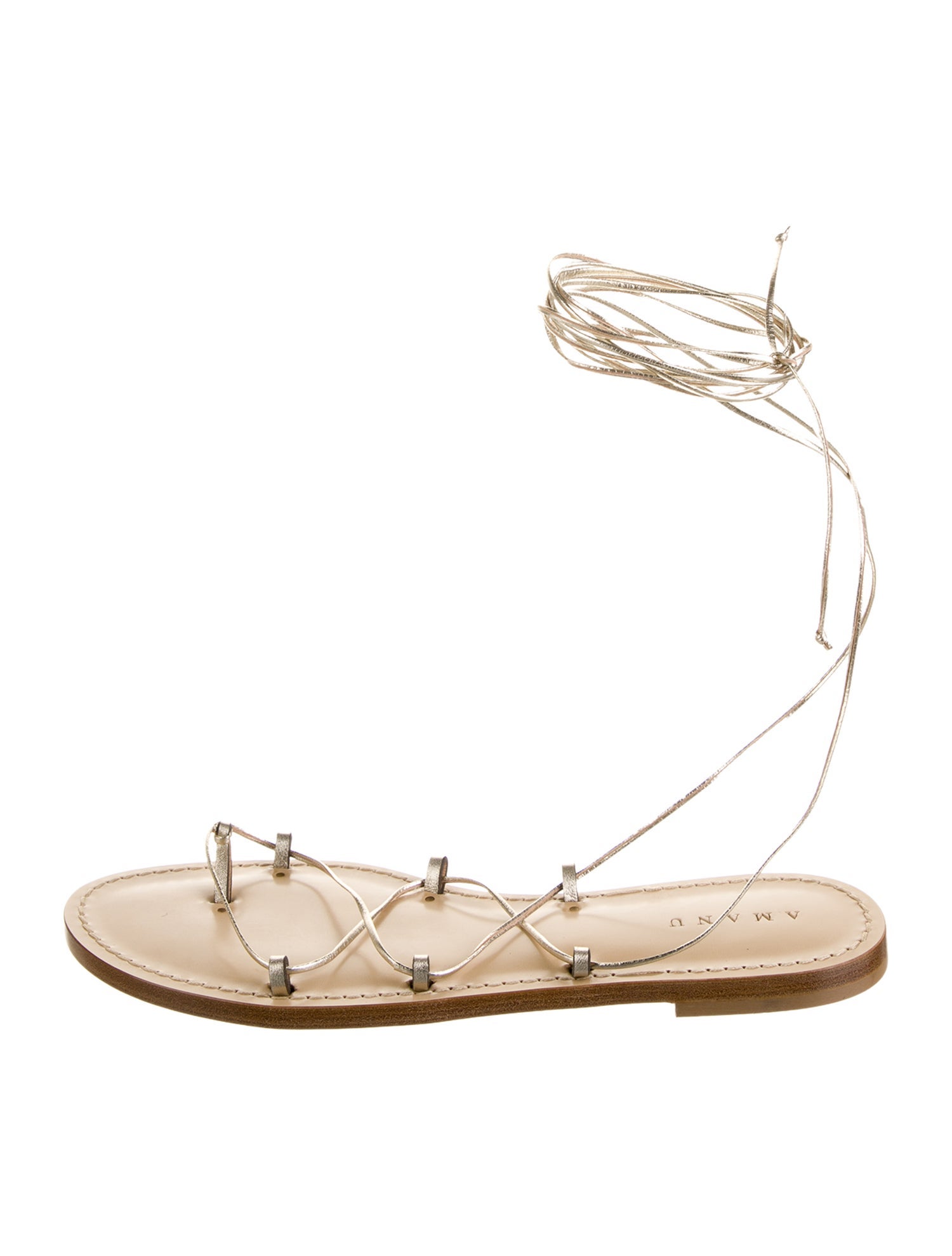 Amanu Leather Gladiator Sandals w/ Tags