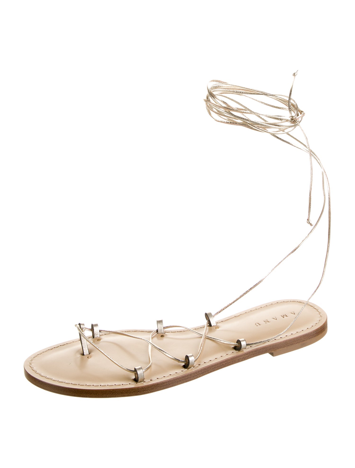 Amanu Leather Gladiator Sandals w/ Tags