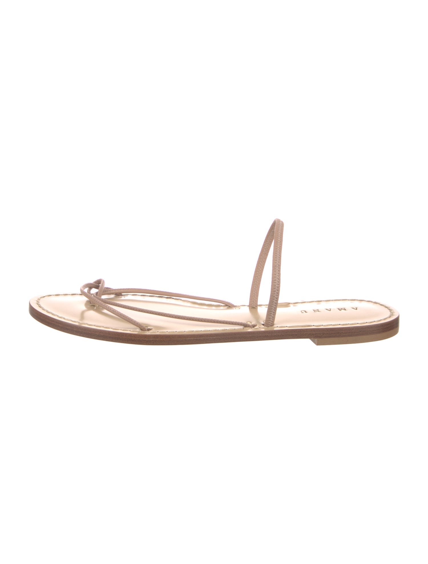 Amanu Leather Slingback Sandals