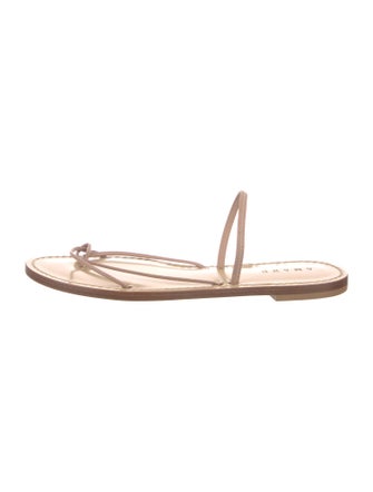 Amanu Leather Slingback Sandals