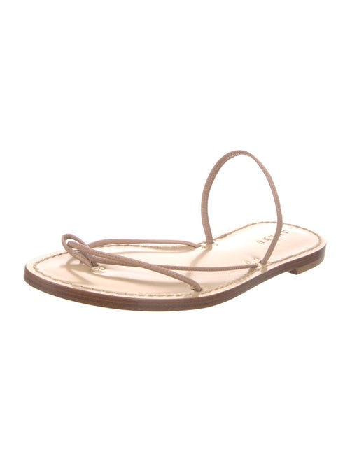 Amanu Leather Slingback Sandals