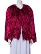 Azalea Wang Tweed Pattern Evening Jacket