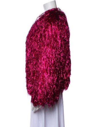 Azalea Wang Tweed Pattern Evening Jacket