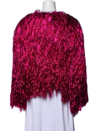 Azalea Wang Tweed Pattern Evening Jacket