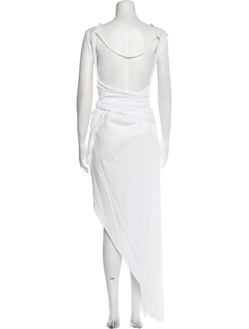 Brandon Blackwood Bateau Neckline Long Dress