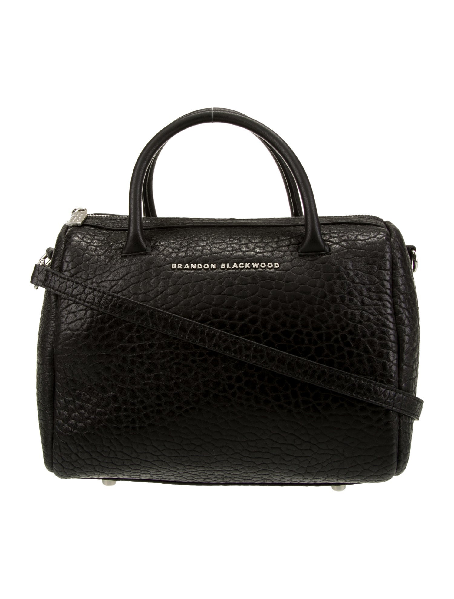 Brandon Blackwood Leather Top Handle Bag w/ Tags