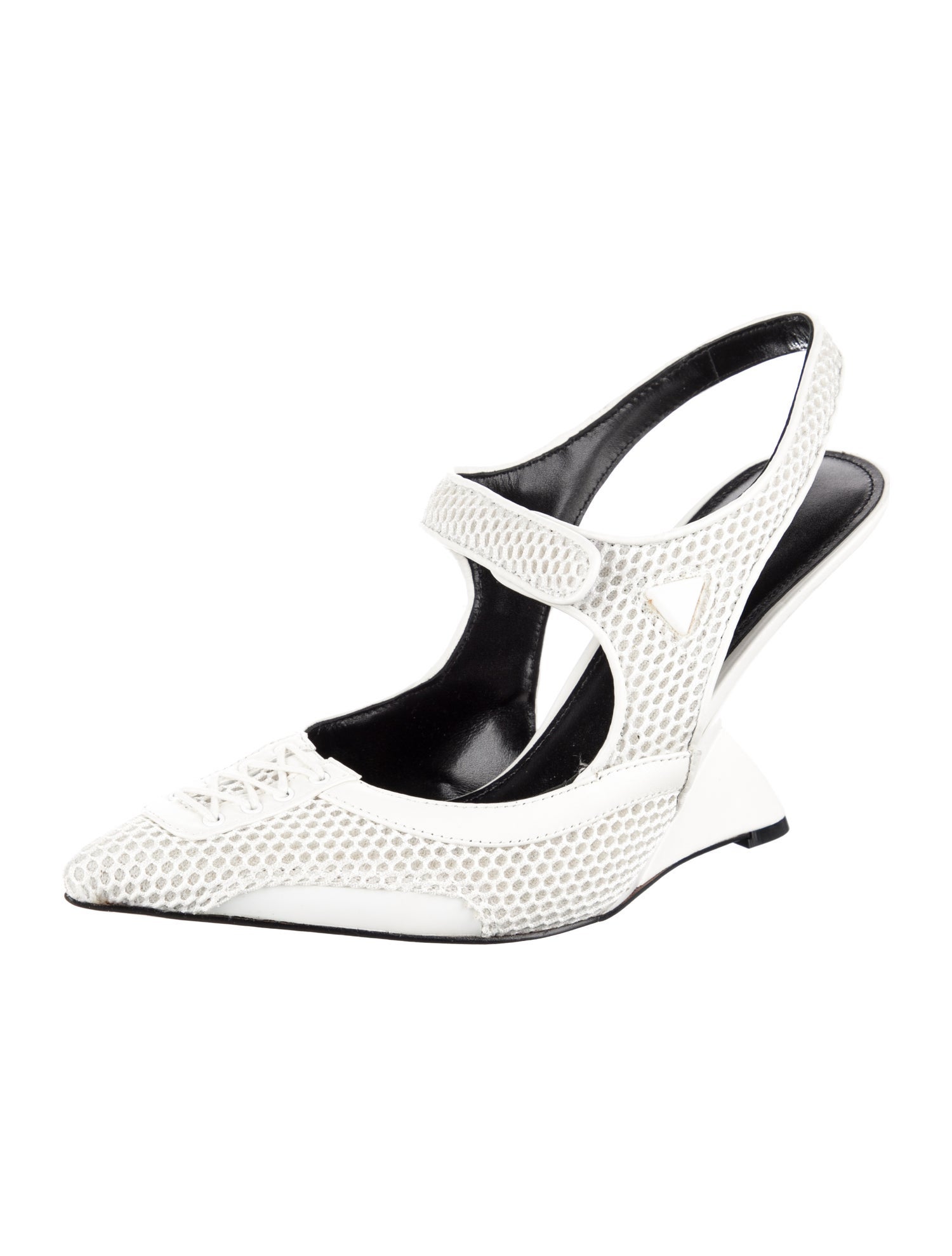 Brandon Blackwood Mesh Slingback Pumps