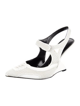 Brandon Blackwood Mesh Slingback Pumps