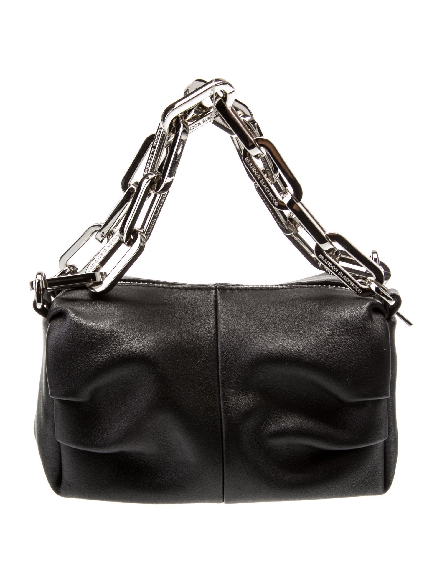 Brandon Blackwood Leather Top Handle Bag