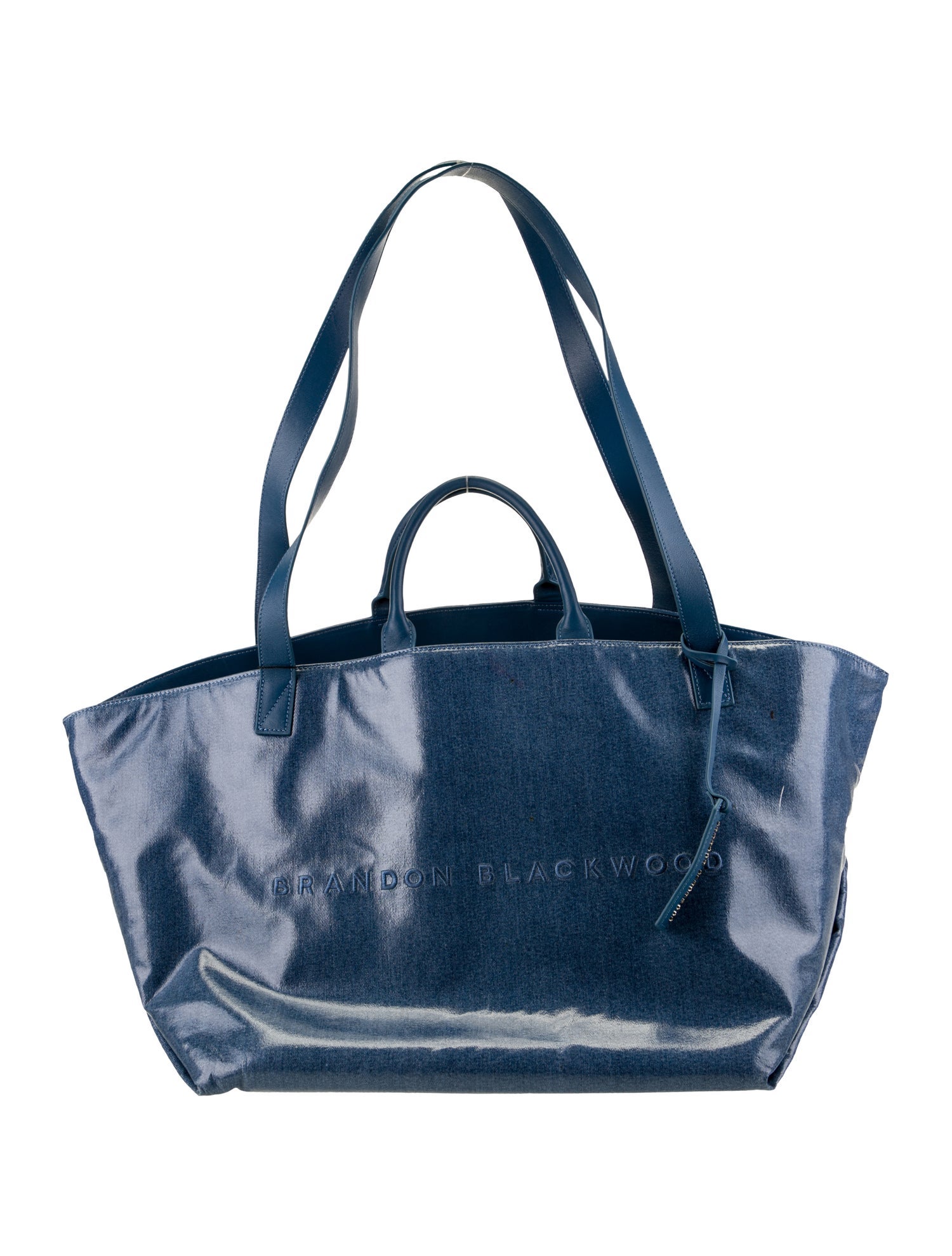 Brandon Blackwood Patent Leather Tote