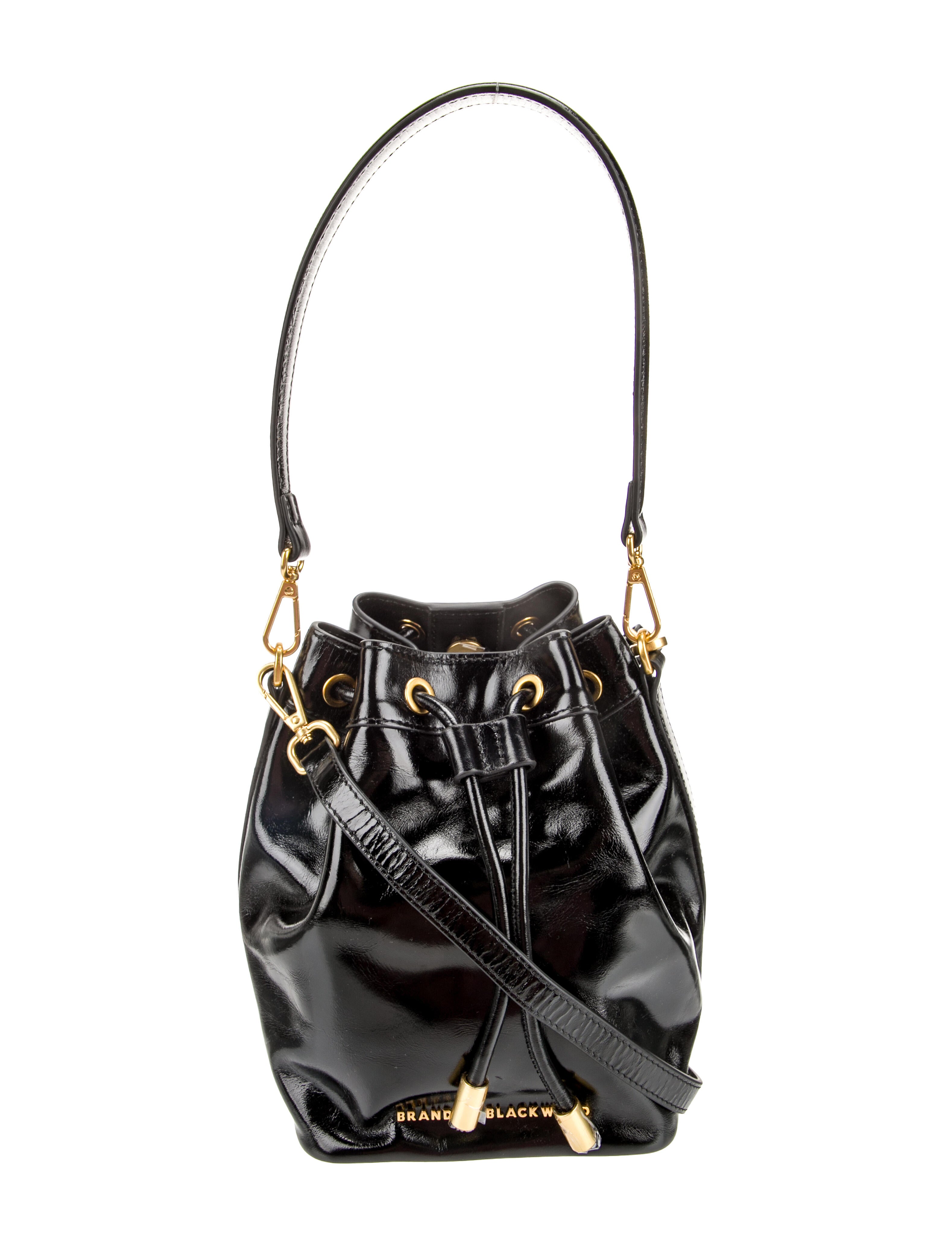 Brandon Blackwood Leather Bucket Bag