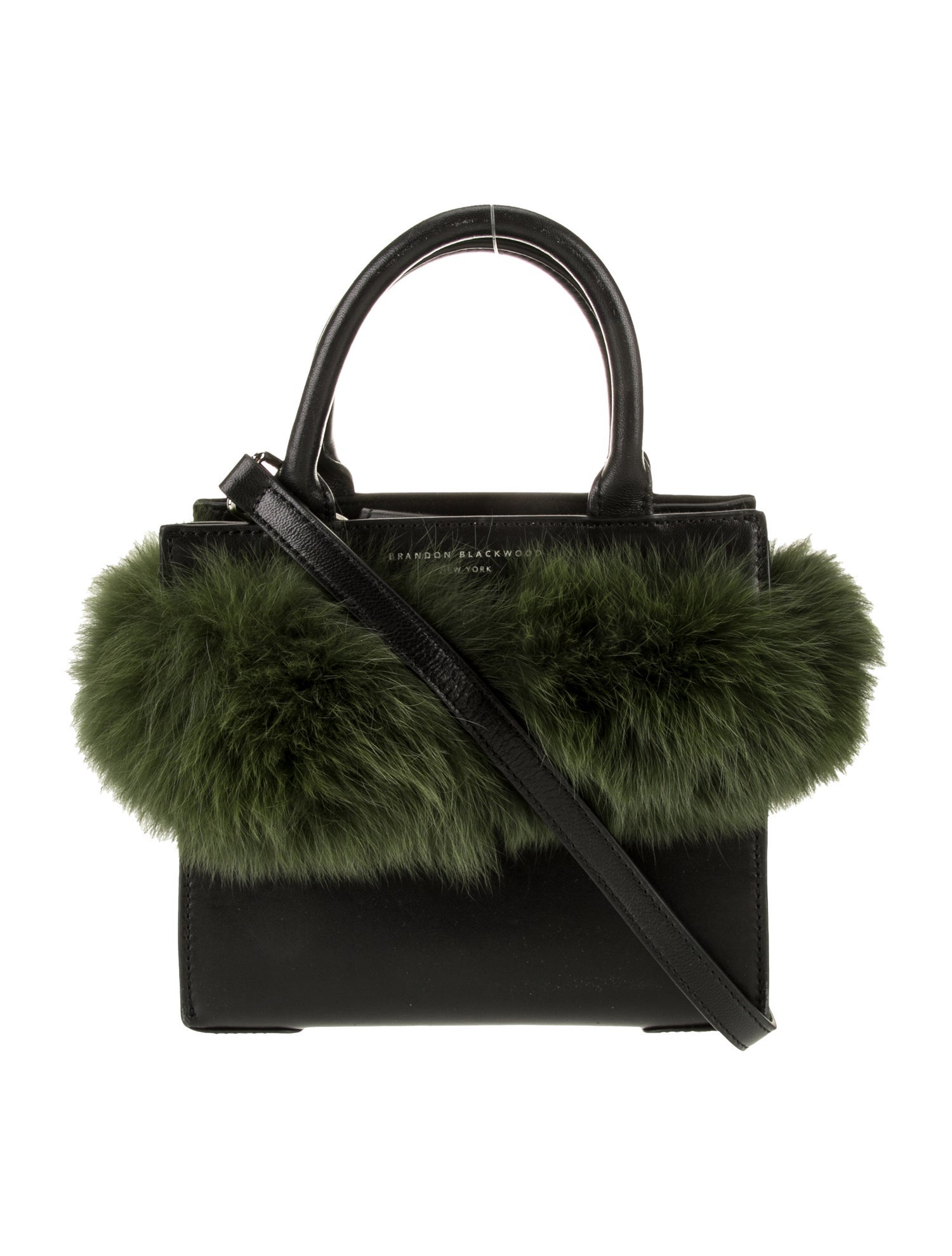 Brandon Blackwood Leather Top Handle Bag