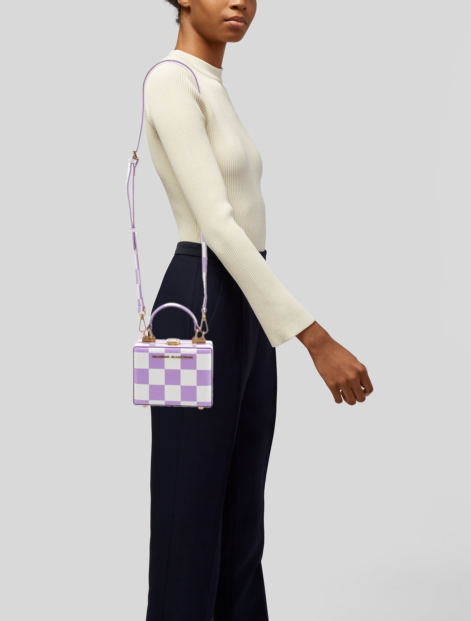 Brandon Blackwood Leather Top Handle Bag