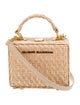 Brandon Blackwood Raffia Top Handle Bag