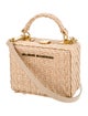 Brandon Blackwood Raffia Top Handle Bag