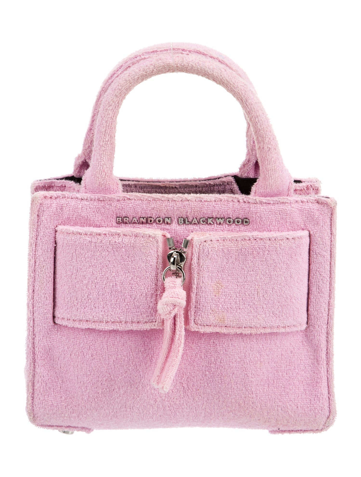Brandon Blackwood Terry Cloth Top Handle Bag