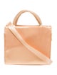 Brandon Blackwood Satin Top Handle Bag