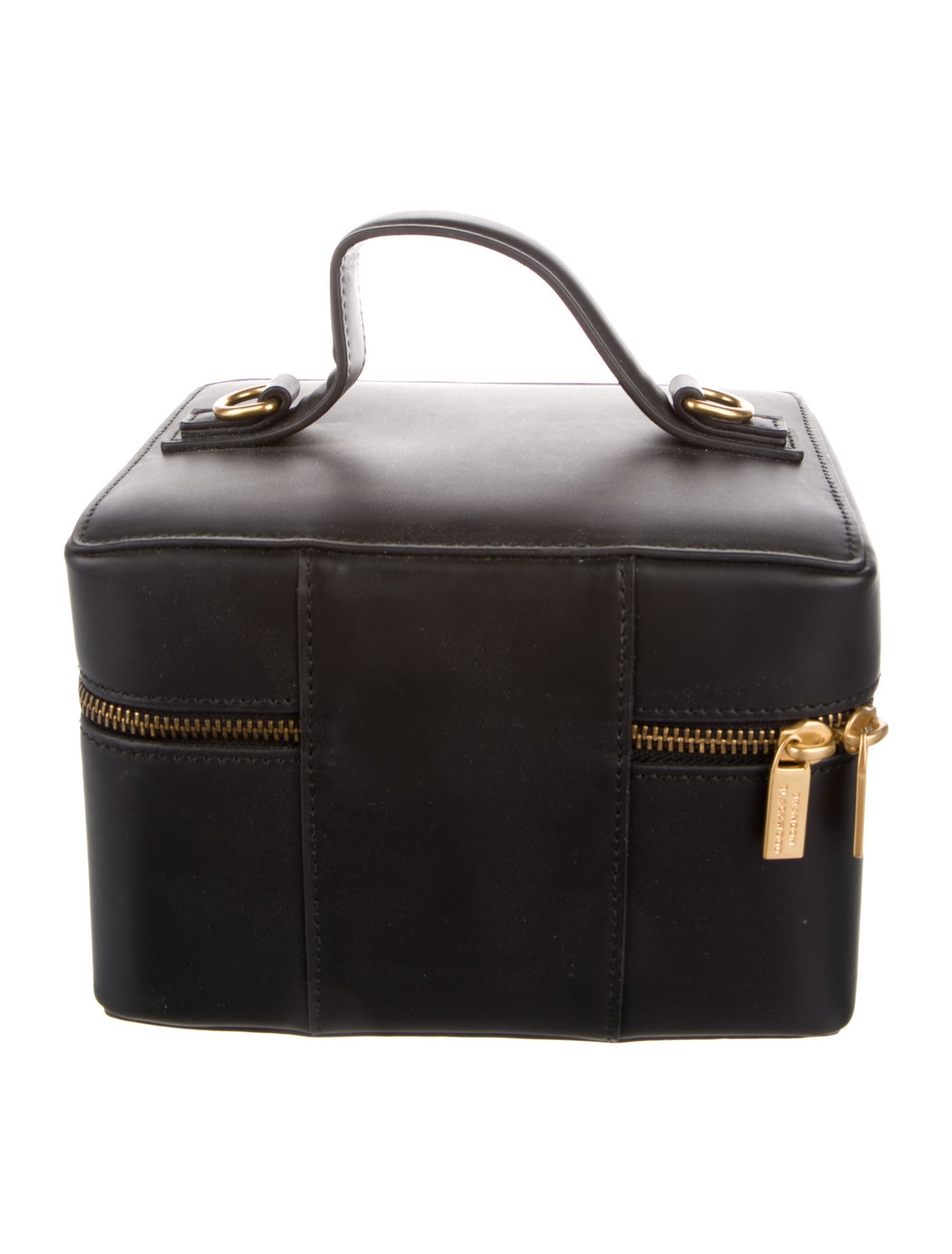 Brandon Blackwood Leather Cosmetic Bag