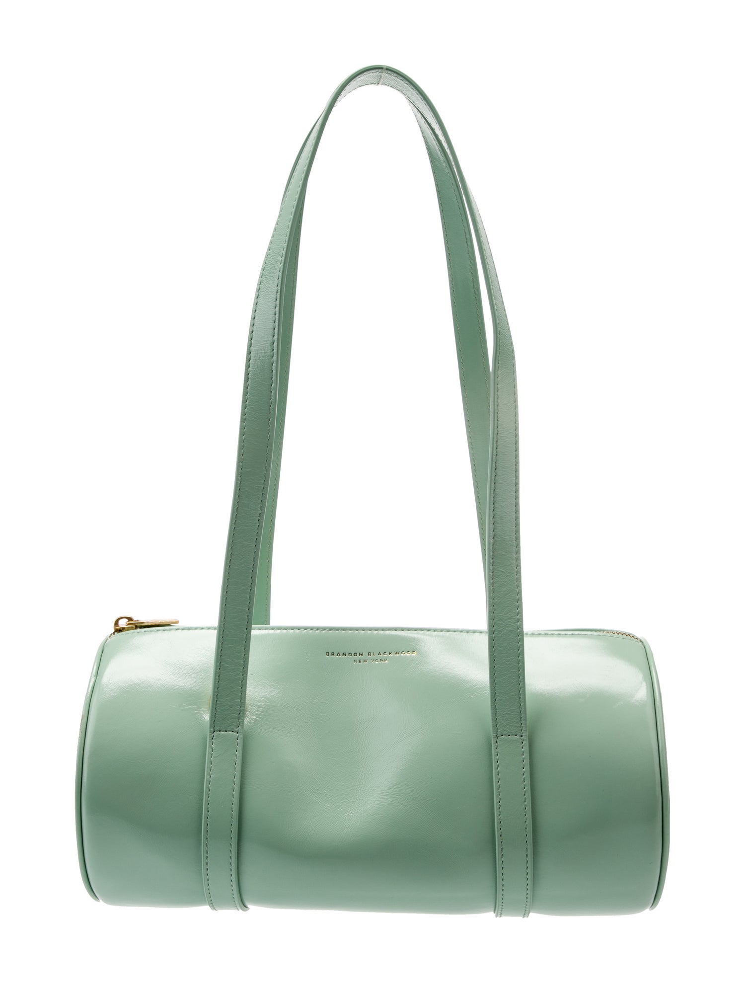 Brandon Blackwood Patent Leather Shoulder Bag