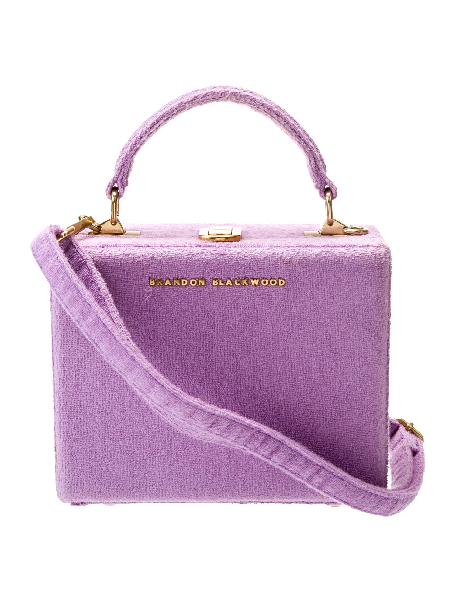 Brandon Blackwood Terry Cloth Crossbody Bag