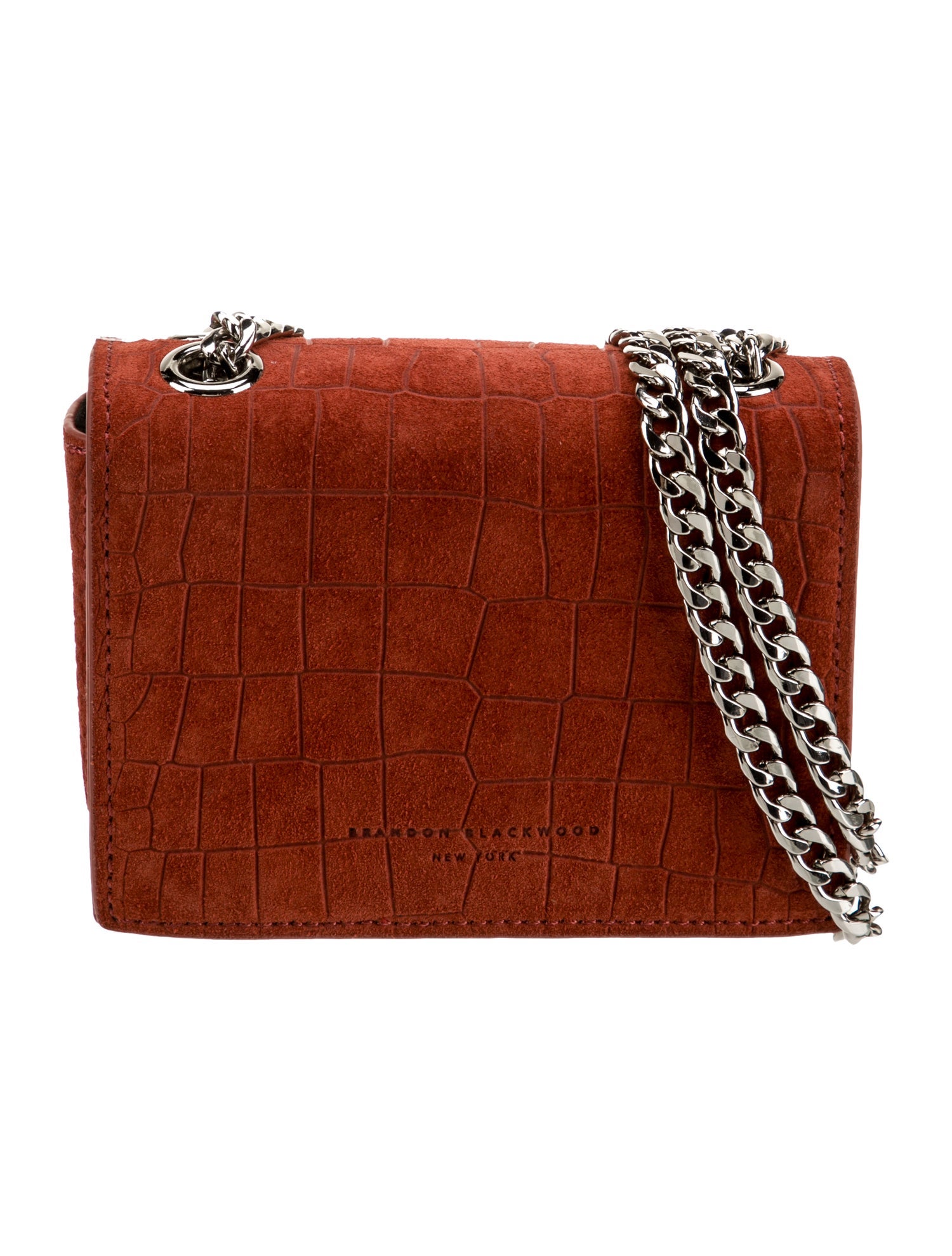 Brandon Blackwood Suede Shoulder Bag