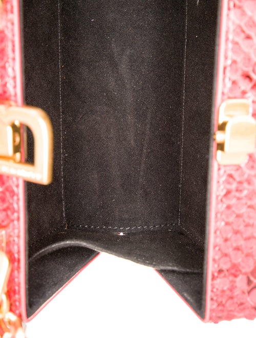 Brandon Blackwood Embossed Leather Top Handle Bag