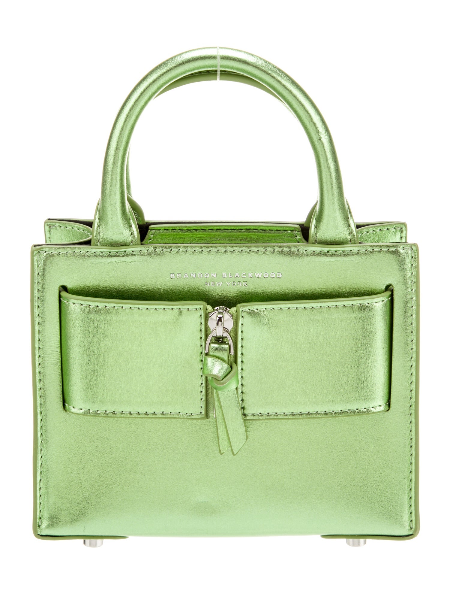 Brandon Blackwood Leather Top Handle Bag