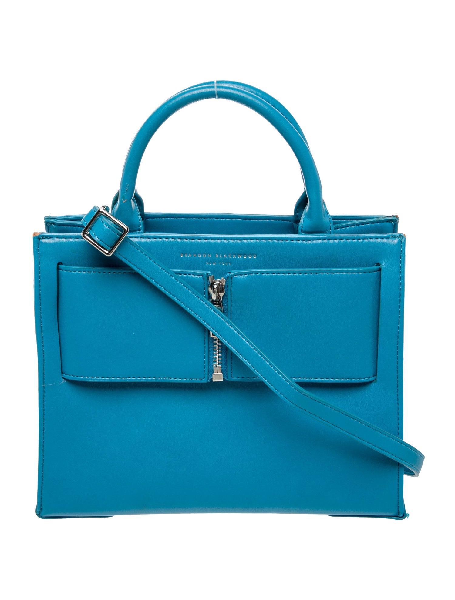 Brandon Blackwood Leather Top Handle Bag