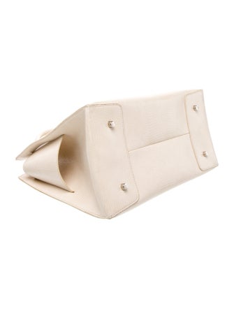 Brandon Blackwood Embossed Leather Top Handle Bag