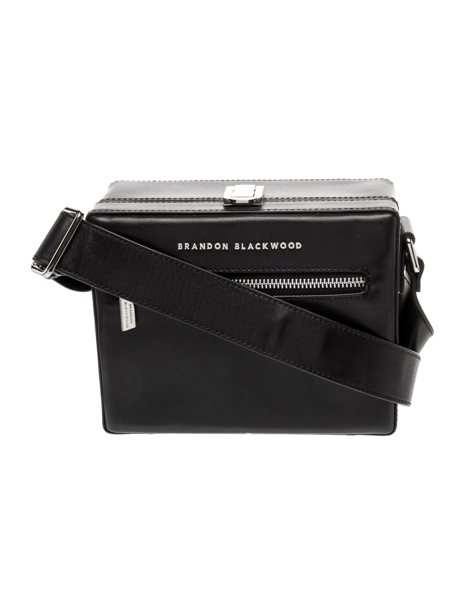 Brandon Blackwood Leather Crossbody Bag
